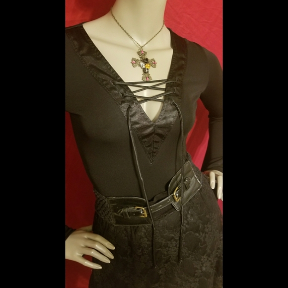 ‼️SOLD‼️ "Coven" themed Bell Sleeved Top - Picture 4 of 6